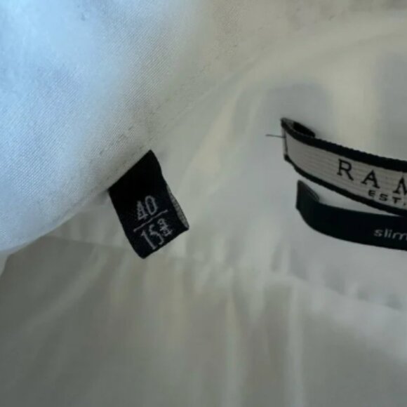 Classic White Men's Dress Shirt - Picture 3 of 4